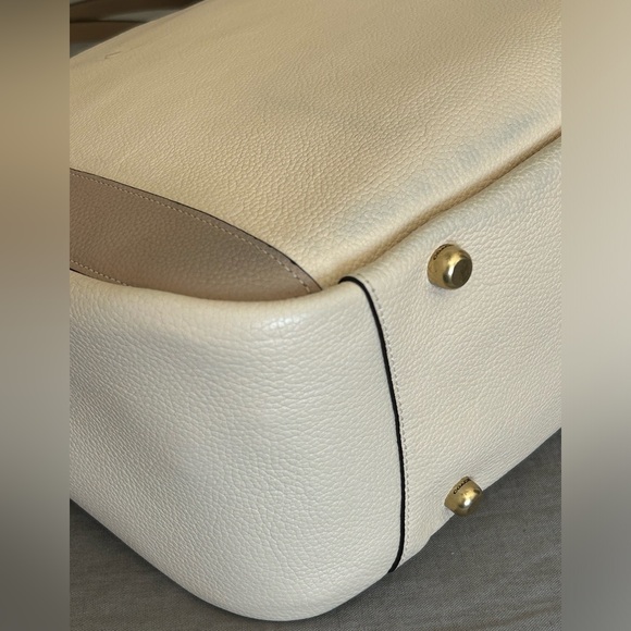 COACH Alana Color Block Pebble Leather Tote Bag - Picture 11 of 16